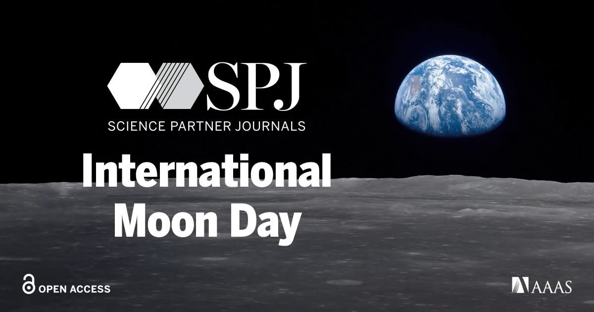 SPJournals's tweet image. One small step for a man, one giant leap for mankind.
#InternationalMoonDay marks the anniversary of the Apollo 11 moon landing in 1969.
Learn more about the latest advances in space research in Space: Science & Technology: spj.science.org/journal/space