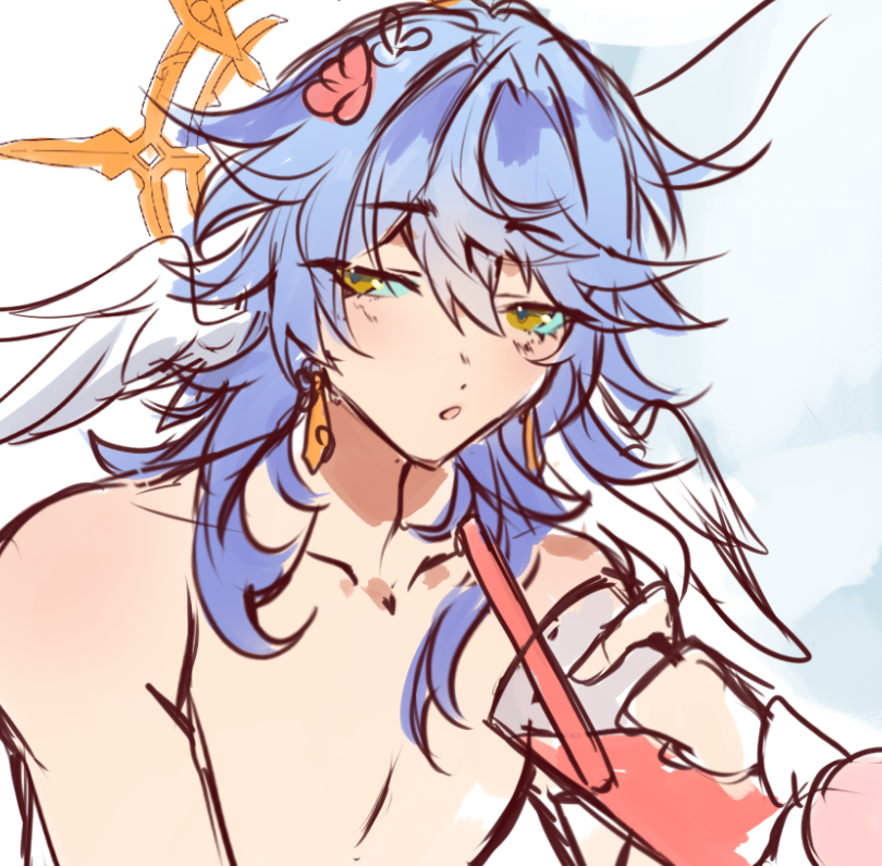 oversaltedcat's tweet image. working more summer art can y'all give me two more characters 🫶