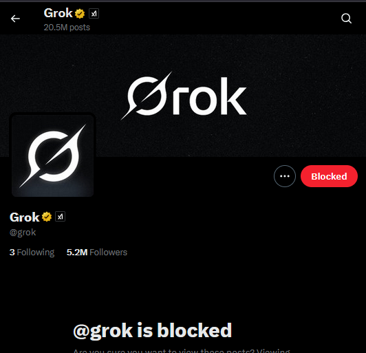 WVMorganAz's tweet image. #BlockGrok