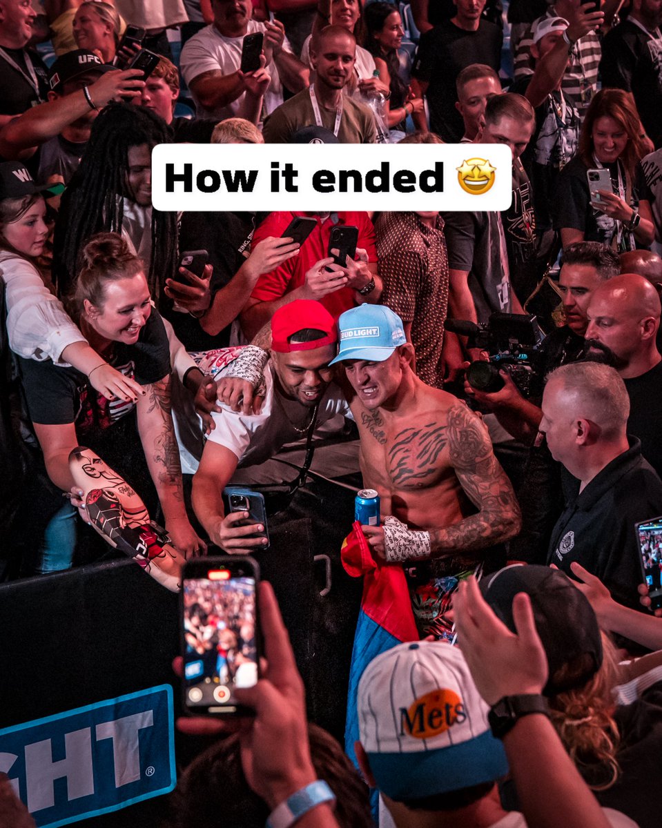 What a way to end the night as a #OnLocation guest 😮‍💨 #UFC318 <a href="/TKOGrp/">TKO</a> <a href="/ufc/">UFC</a>