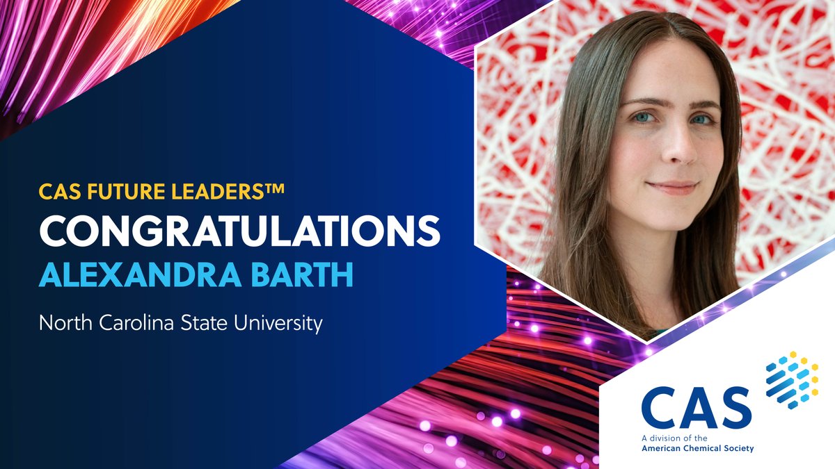 CASChemistry's tweet image. Alexandra’s research interests include molecular electronic structure and time-resolved spectroscopy of photocatalytic systems. Learn more about @AlexTBarth and the 2025 #CASFutureLeaders before they arrive in Columbus this August. ow.ly/GxTS50WqwqL