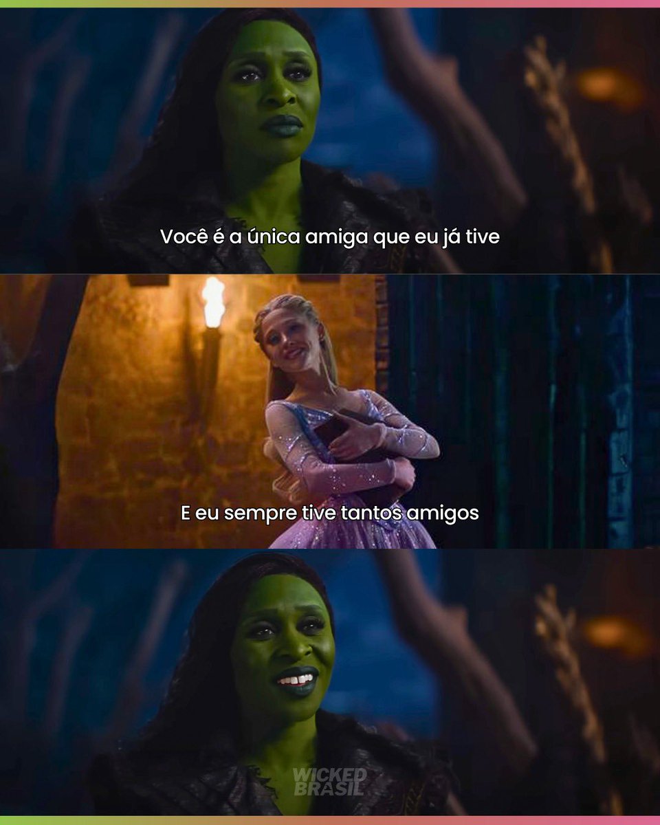 wickedmusicalbr's tweet image. FELIZ DIA DO AMIGO! 🩷💚
Entre diferenças, escolhas e caminhos opostos, Glinda e Elphaba nos mostram que amizades verdadeiras não precisam ser perfeitas, só precisam ser reais.