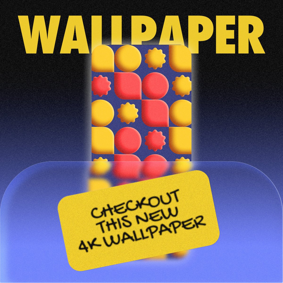 amn_hussain's tweet image. Blocks of happy! 🟡🔴🔵 
Tried my hand at a vibrant color block wallpaper, focusing on bold shapes and a playful contrast. What do you think of this pattern? 

#ColorBlocks #AbstractArt #PatternDesign #WallpaperIdeas #VibrantColors #ModernDesign #GeometricArt