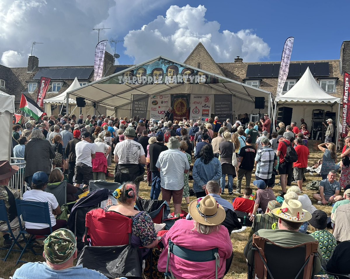 theAliHaydor's tweet image. Proud to have attended the Tolpuddle Martyrs Festival today. A powerful reminder of our history and why we keep up the fight for workers rights. ✊🏾
#Tolpuddle2025 #Solidarity #WorkersUnite