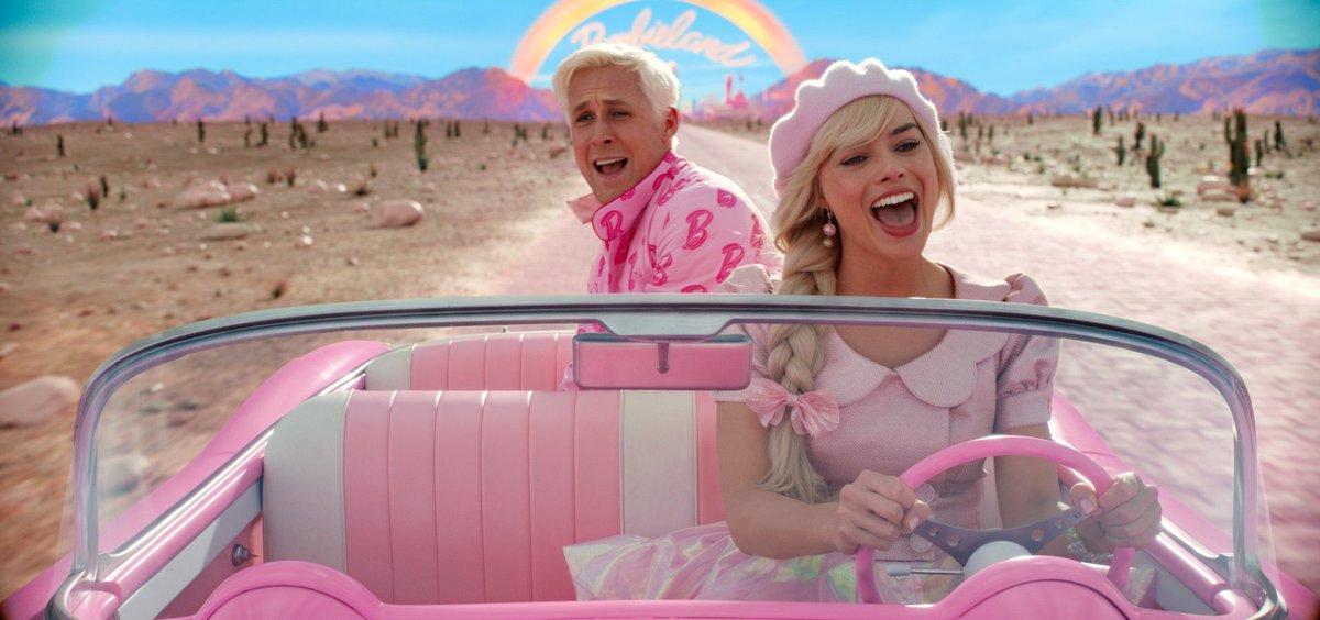 margotdaily's tweet image. 2 years ago, ‘barbie’ was released in theaters ♡