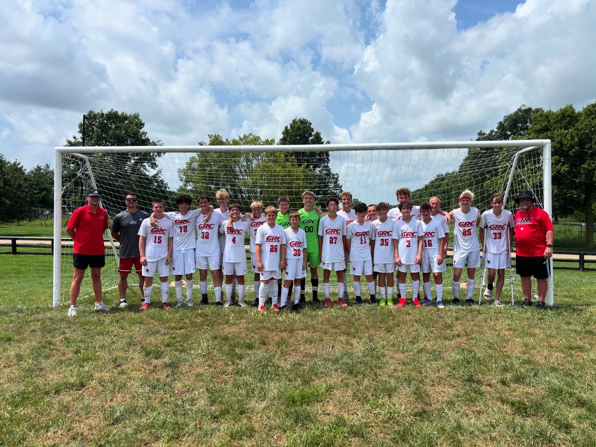 Good showing for GRC soccer this weekend at BSG! Varsity went 3-0 this weekend. Was great to see a mix of returning guys and newcomers to varsity all make an impact. JV went 1-2-1 on the weekend but showed good progress each game. Very proud of our guys! #GRCSoccer