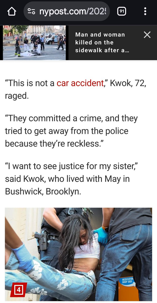 Those responsible for the death of May Kwok, 63, a frequent attender of Churchill Manhattan Chinatown, were last seen in custody.