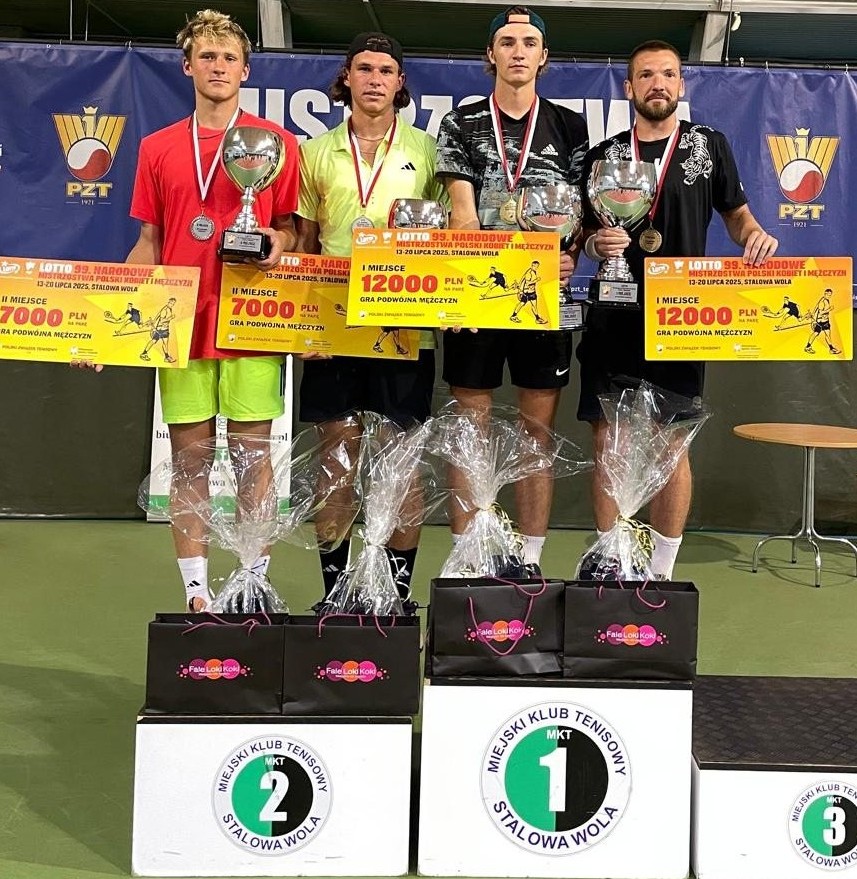 Polski Związek Tenisowy (@pzt_tenis) on Twitter photo Weronika Falkowska (LOTTO PZT Team/KS Górnik Bytom) i Karol Filar (BKT Advantage Bielsko Biała) zdobyli w niedzielę złote medale w singlu na zakończenie LOTTO 99. Narodowych Mistrzostw Polski w Stalowej Woli.
Więcej:
pzt.pl/3_154_17104/lo…
<a href="/SPORT_GOV_PL/">Ministerstwo Sportu i Turystyki</a>
<a href="/totalizator_sp/">Totalizator Sportowy</a> Weronika Falkowska (LOTTO PZT Team/KS Górnik Bytom) i Karol Filar (BKT Advantage Bielsko Biała) zdobyli w niedzielę złote medale w singlu na zakończenie LOTTO 99. Narodowych Mistrzostw Polski w Stalowej Woli.
Więcej:
pzt.pl/3_154_17104/lo…
<a href="/SPORT_GOV_PL/">Ministerstwo Sportu i Turystyki</a>
<a href="/totalizator_sp/">Totalizator Sportowy</a>