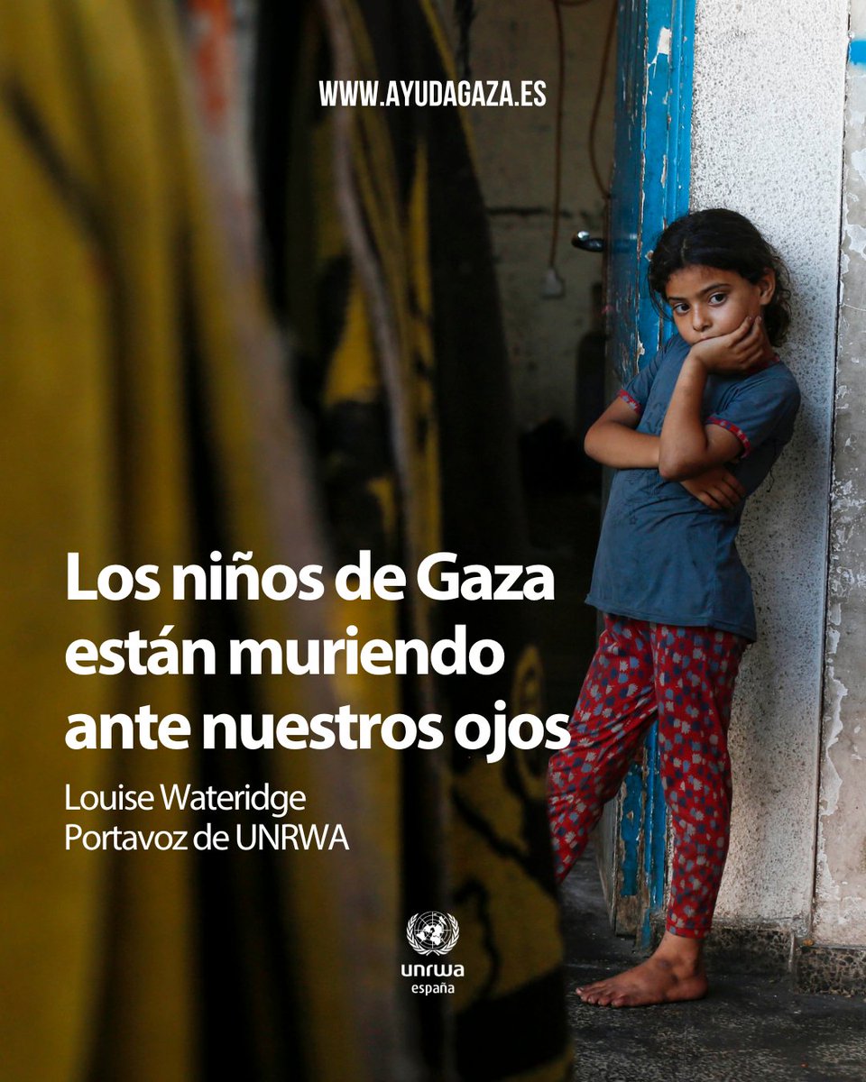 Es insoportable. 
¿Hasta cuándo vamos a ver a niños y niñas morir por bombardeos y hambre sin que el mundo actúe? 
BASTA YA.
