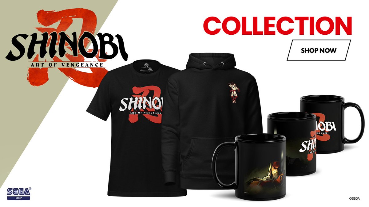 thesegashop's tweet image. Shop the #Shinobi collection in the new official @SEGA Shop!
shop.sega.com/collections/sh…
