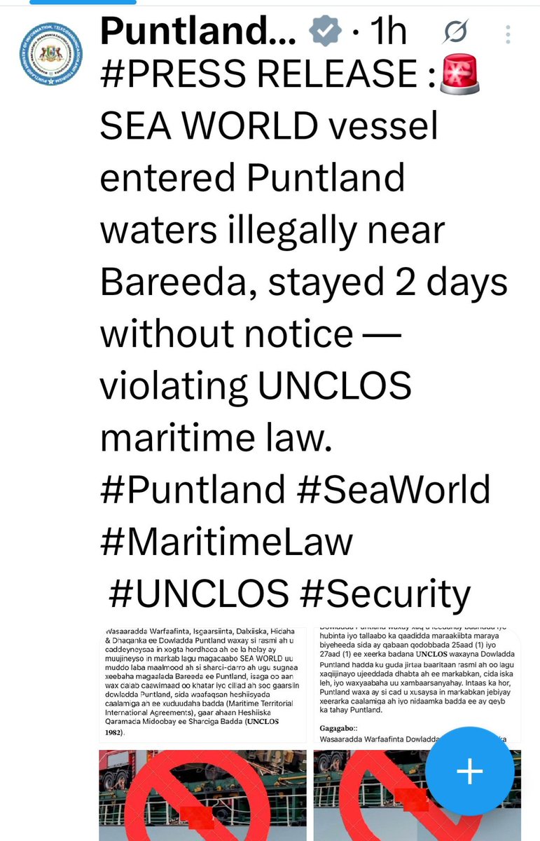 BashirHashiysf's tweet image. Last 15 yrs my slogan was that Puntland is an obstacle to the Somalia’s nation building and it was before that time #Somalia