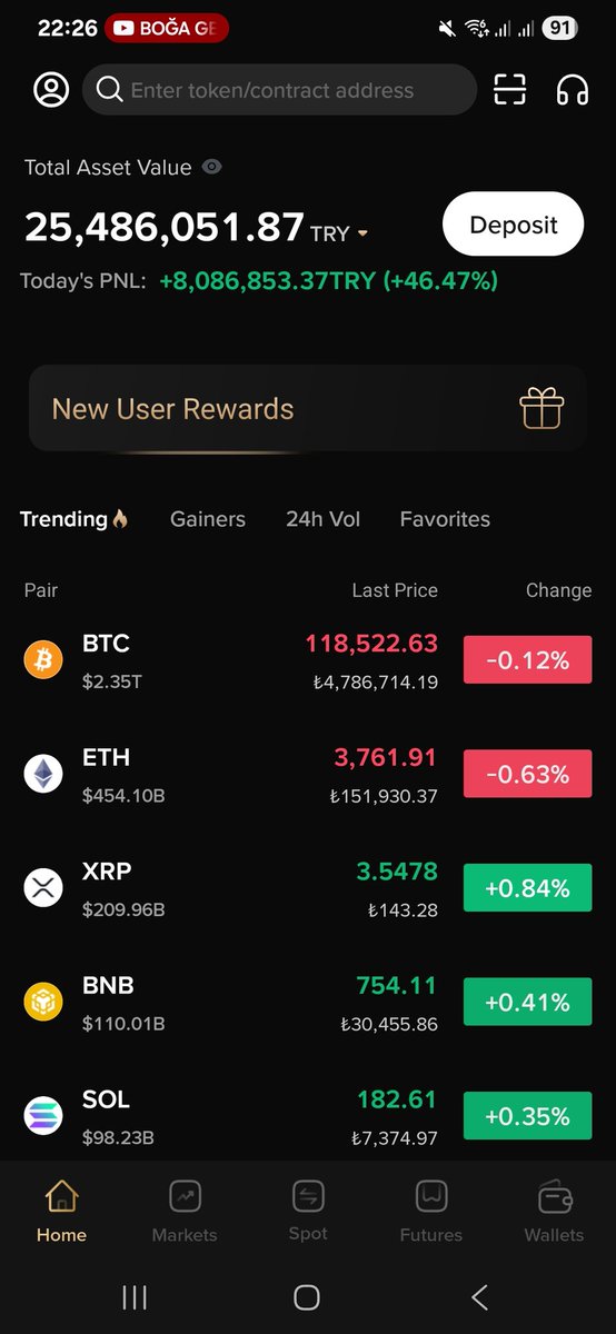 ŞUAN CANLI YAYINDA NEDEN BOĞA KESİN GELİCEK ONU ANLATIYORUZZ !!! 
CANLI SCALP İŞLEMLER ALIYORUZZ KOOSS GEL #Bitcoin
youtube.com/live/maHnJvoZp…