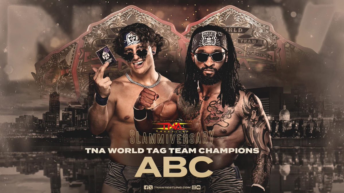 DashingChrisBey's tweet image. Happy Slammiversary Day !!
1 year ago today Ace and I captured the TNA World Tag Team Championship for the 3rd time at #Slammiversary
Tonight, we celebrate TNA Wrestling in all its glory and continuing to prove to the world how truly PHENOMENAL TNA has always been.