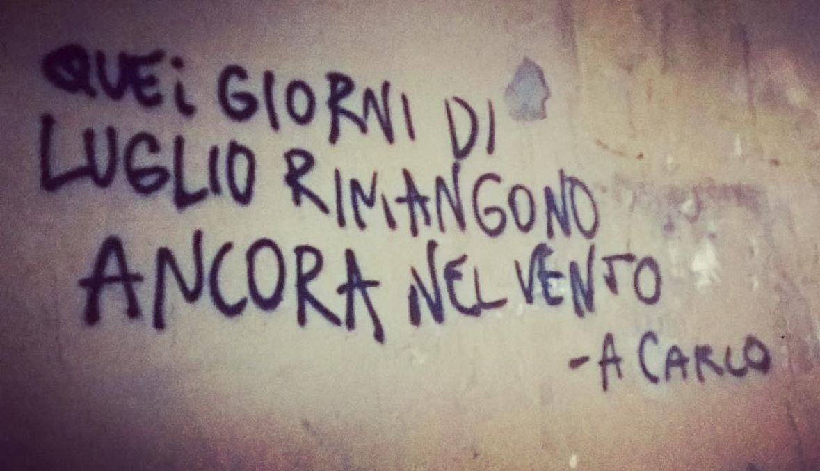 Prima che la notte e il vento si portino via questa giornata, ricordiamoci di un ragazzo...
#CarloGiuliani