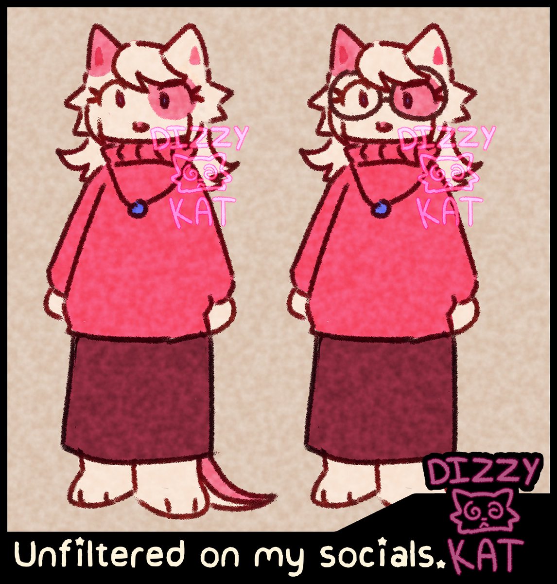 FunfettiKatz's tweet image. New fursona for myself... was meant to be a #deltarune sona but I liked them a little too much.
