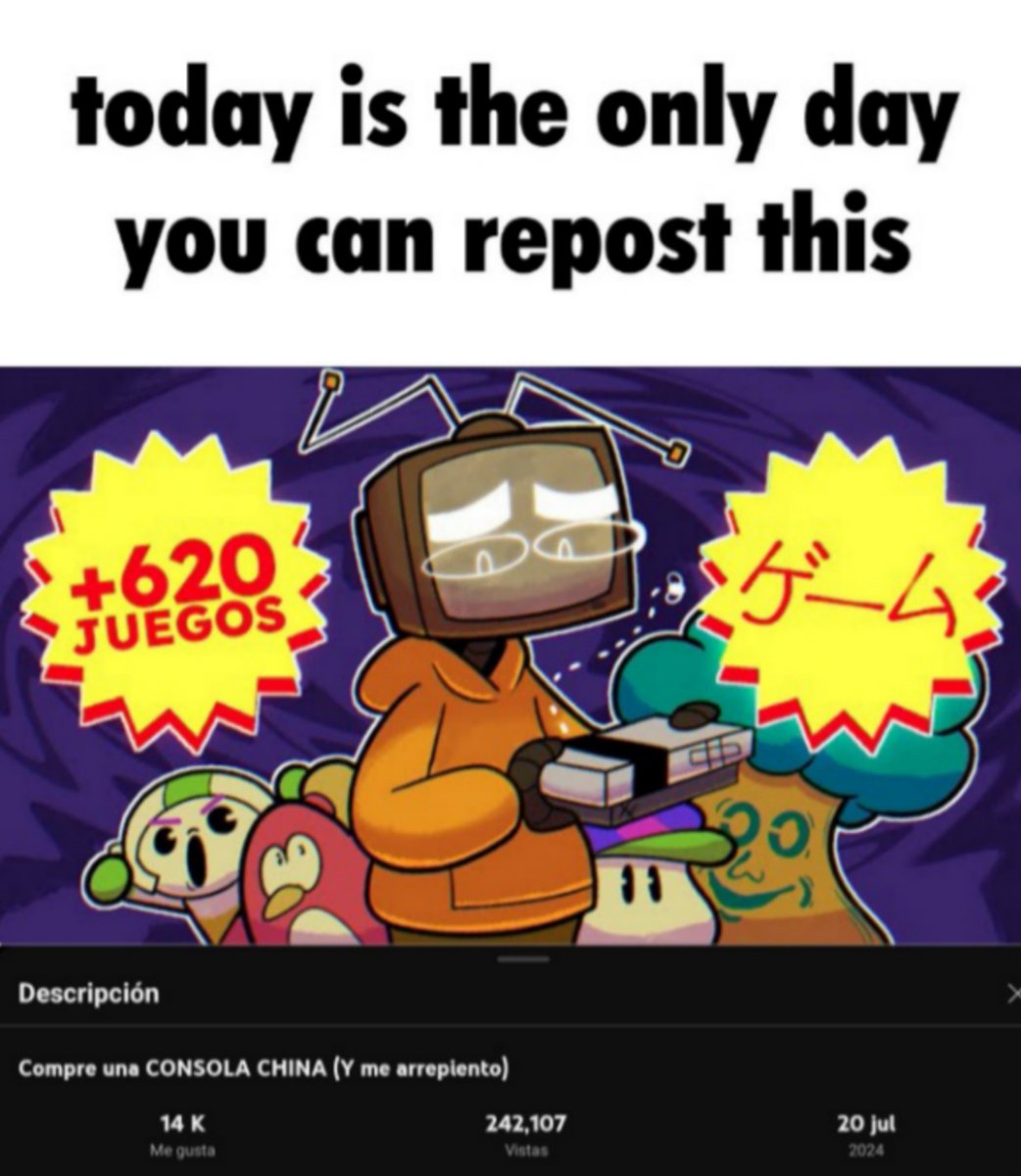 cg3135008's tweet image. #nausurero
Estas son las razones por la que el tv se muere hoy
Te sorprenderan 😱
Número 1:
(Perdóname tv tenía que hacerlo)