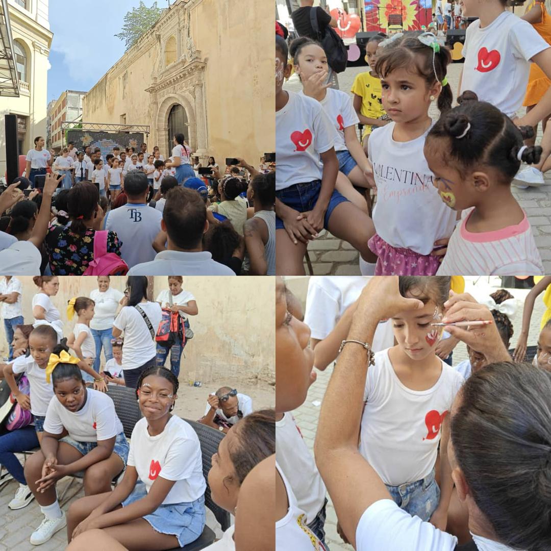 Actividades infantiles en La Habana Vieja, #Cuba en saludo al día de los niños y niñas. #CubaEstáFirme #LaHabanaDeTodos <a href="/DiazCanelB/">Miguel Díaz-Canel Bermúdez</a> <a href="/DrRobertoMOjeda/">Dr. Roberto Morales Ojeda</a> <a href="/IzquierdoAlons1/">Livan Izquierdo Alonso</a> <a href="/TamaraHabViej/">Tamara</a> <a href="/YanetHzP25/">Yanet Hernández</a> <a href="/MMarreroCruz/">Manuel Marrero Cruz</a> <a href="/InesMChapman/">Inés María Chapman Waugh</a> <a href="/DamianP16100172/">Damian Perez</a> <a href="/UJCdeCuba/">UJC de Cuba</a> <a href="/OPJMCuba/">OPJM Cuba</a> <a href="/PresidenciaCuba/">Presidencia Cuba 🇨🇺</a>