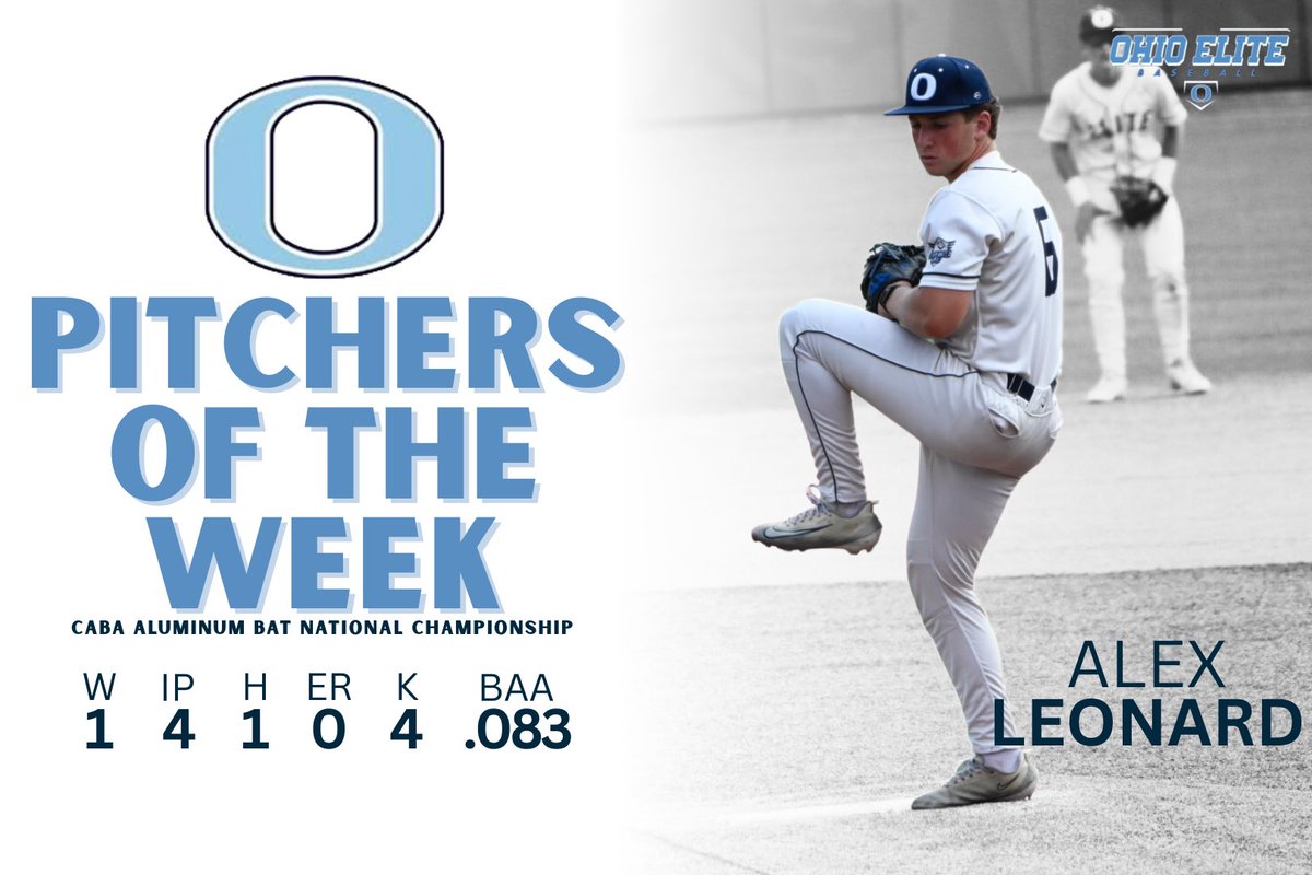 Ohio Elite 2027s (@oeb2027s) on Twitter photo Pitches of the week from the CABA Aluminum Bat National Championship! <a href="/OEBbaseball/">Ohio Elite Baseball</a> <a href="/PG_OhioValley/">Perfect Game Ohio Valley</a> Pitches of the week from the CABA Aluminum Bat National Championship! <a href="/OEBbaseball/">Ohio Elite Baseball</a> <a href="/PG_OhioValley/">Perfect Game Ohio Valley</a>