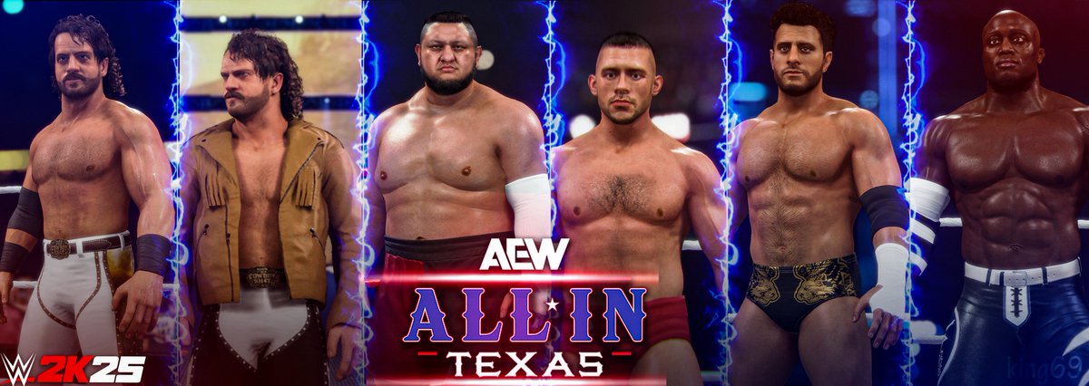 TRIBAL_KING69's tweet image. Pack 1 is available now!!
#AEWAllInTexas 
#WWE2K25
