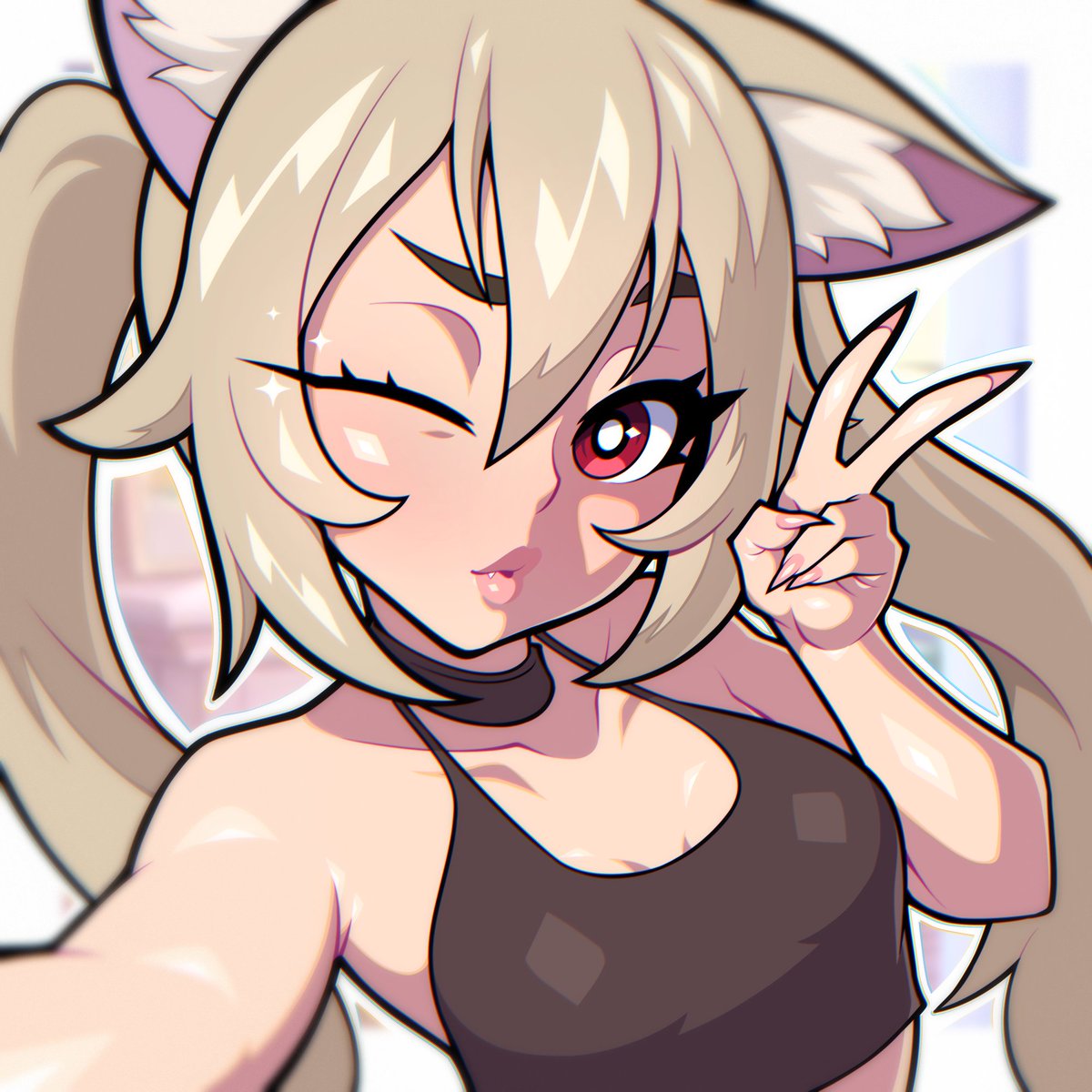 Thank you to <a href="/och1___/">Ochi</a>  for drawing my new display photo of Luna. Seeing my character in 2d is great and the art style is really amazing! I've been a big fan for a long time!