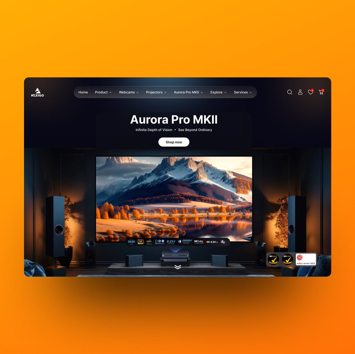 designwithkings's tweet image. Simplicity is not my style, it’s my way of solving complexity. So I picked nexigo.com and turned it into this 👇. Someone mentioned I should do something for desktop. Will post the animated part of this design along side with the tutorial soon.
#DesignInspiration…