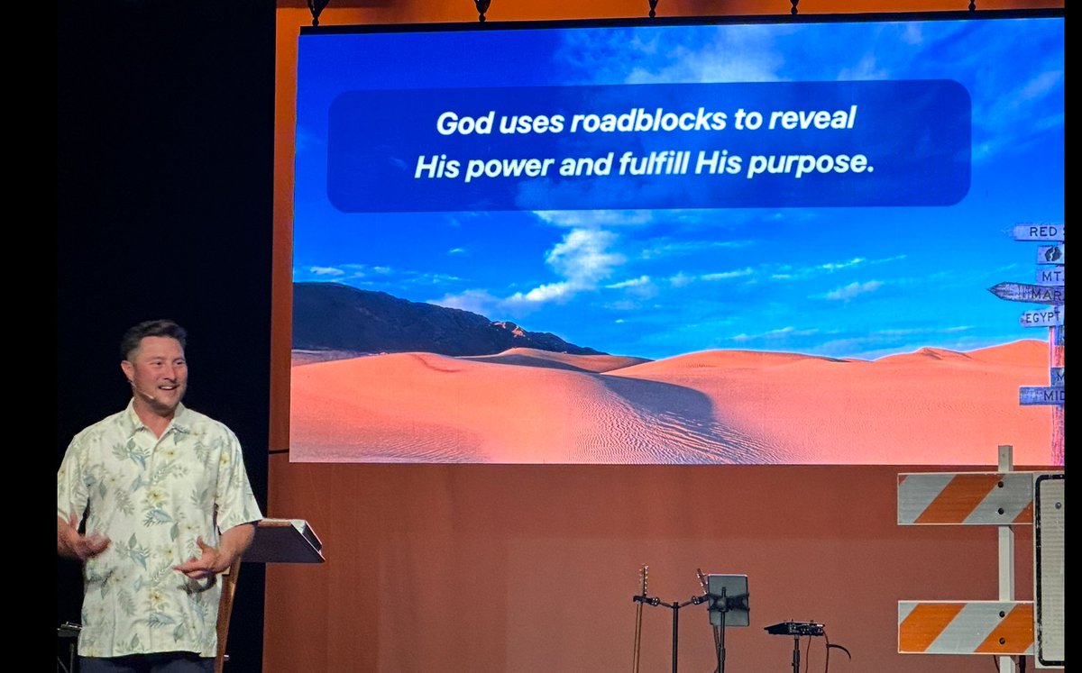 TonyDungy's tweet image. Pastor Aaron gave the message at New Hope West—How to navigate roadblocks we face in life? God can use roadblocks to direct us to follow His will.
When we face roadblocks do we get discouraged or do we seek God more? When we face roadblocks we need to remember God is in control.…