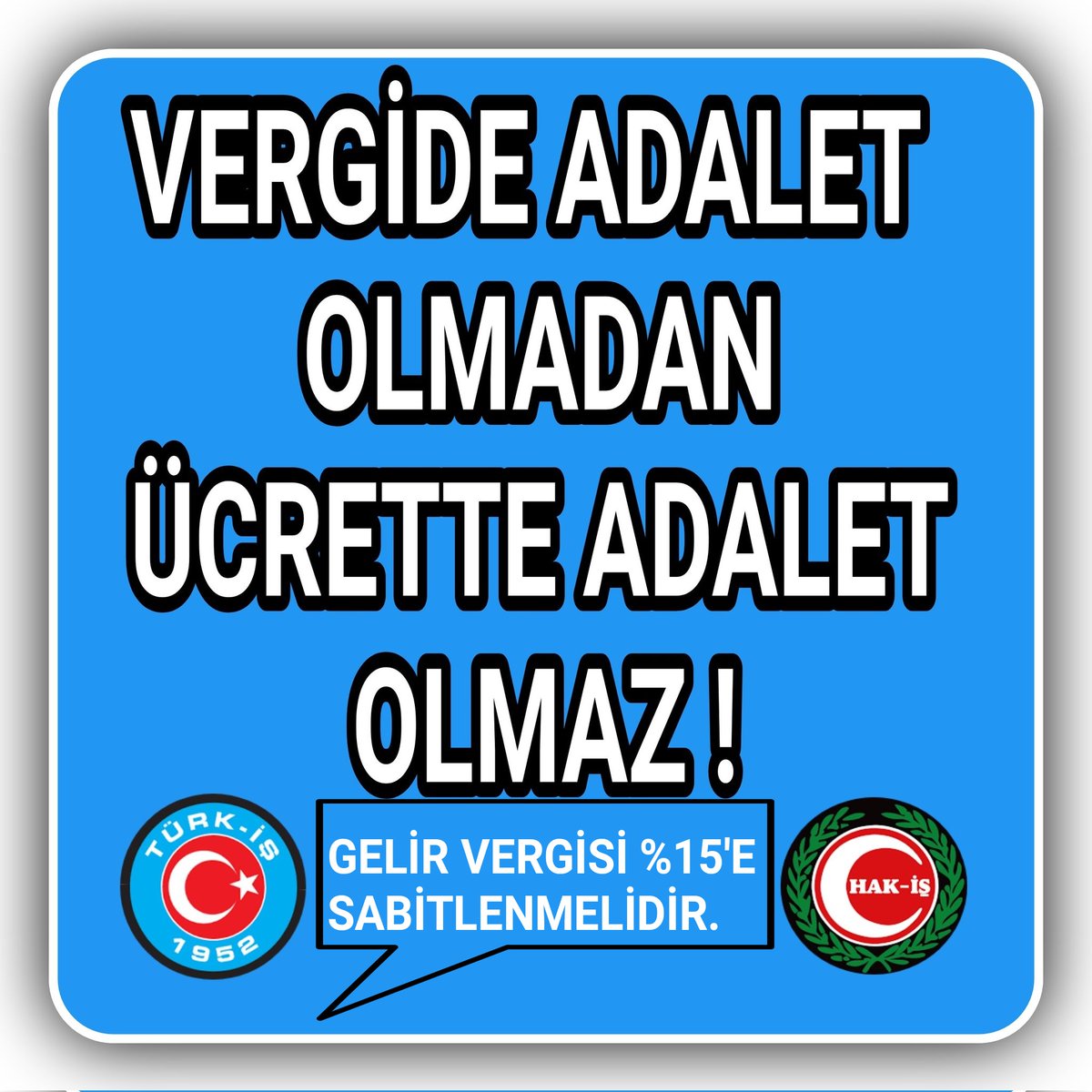 TavizsizTaban 
TürkişHakiş İstifa
<a href="/hakiskonf/">HAKİŞ KONFEDERASYONU</a> <a href="/turkiskonf/">TÜRK-İŞ</a>