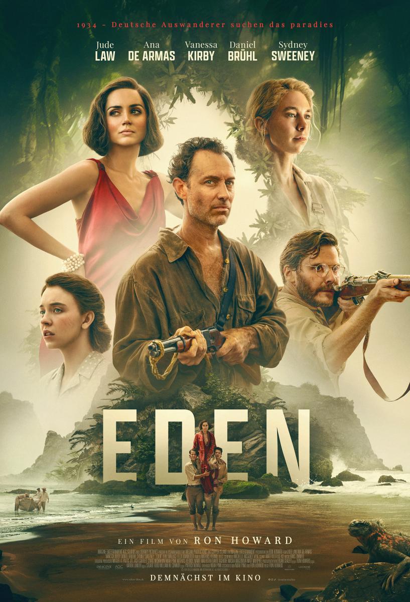 Como una utopía se puede convertir en pesadilla EDEN lo último de Ron Howard se basa en un caso real ocurrido en 1930 en las islas Galápagos, Un reparto de lujo en esta incómoda historia. Reseña aquí destinoarrakis.com/eden-2025-ron-…