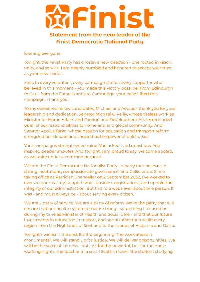 Finist Democratic Nationalist Party tweet media