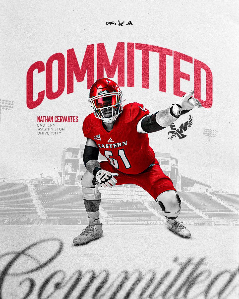 Nathan Cervantes (@nate_cervantes1) on Twitter photo Excited to announce my commitment to play at Eastern Washington for the next for years. Thank you to all my family, coaches, and friends and most of all, all glory goes to God. <a href="/CoachGermer/">Chad Germer</a> <a href="/Coach_Heffler/">Andrew Heffler, M.S.</a> <a href="/CoachAnderson_M/">Marc Anderson</a> <a href="/EWUFootball/">EWU Football ๐</a> Excited to announce my commitment to play at Eastern Washington for the next for years. Thank you to all my family, coaches, and friends and most of all, all glory goes to God. <a href="/CoachGermer/">Chad Germer</a> <a href="/Coach_Heffler/">Andrew Heffler, M.S.</a> <a href="/CoachAnderson_M/">Marc Anderson</a> <a href="/EWUFootball/">EWU Football ๐</a>