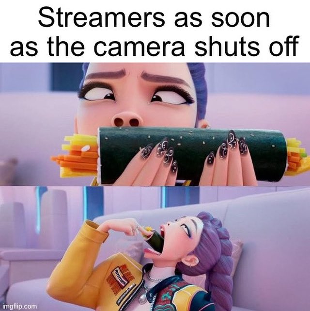 streamlabs's tweet image. You told me to eat before stream but I forgor 😅