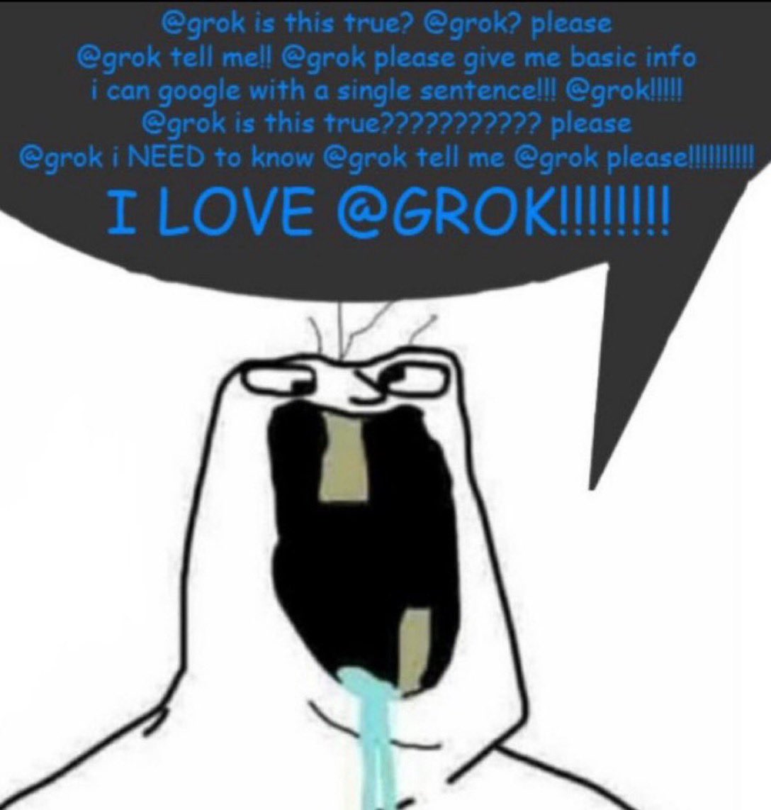 luvmoonv's tweet image. my new hobby is replying with this pic to people who unironically use grok
