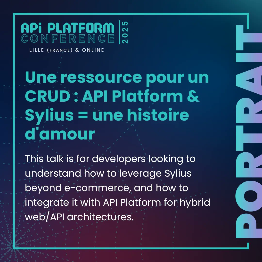 API Platform (@apiplatform) on Twitter photo šØ #APIPlatformCon 2025 speaker reveal! Donāt miss Florian Merle's talk: a session for developers interested in using <a href="/Sylius/">Sylius eCommerce</a> beyond e-commerce and integrating it with API Platform for hybrid web/API architectures: api-platform.com/con/2025/ticke⦠šØ #APIPlatformCon 2025 speaker reveal! Donāt miss Florian Merle's talk: a session for developers interested in using <a href="/Sylius/">Sylius eCommerce</a> beyond e-commerce and integrating it with API Platform for hybrid web/API architectures: api-platform.com/con/2025/tickeā¦