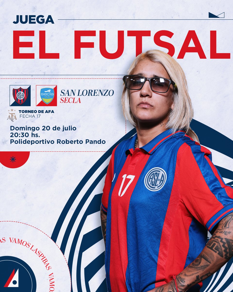 SanLorenzo's tweet image. #FutsalFemenino ⚽ ¡Venite a Boedo!
#SanLorenzo recibirá desde las 20.30 a SECLA, en el Roberto Pando, por la fecha 17 del Torneo de AFA.
💙❤️ ¡Te esperamos en el Poli para alentar a las Santitas!
▪️ Popular: SIN CARGO para socios/as
▪️ Platea socios/as: $5.000
▪️ Platea…