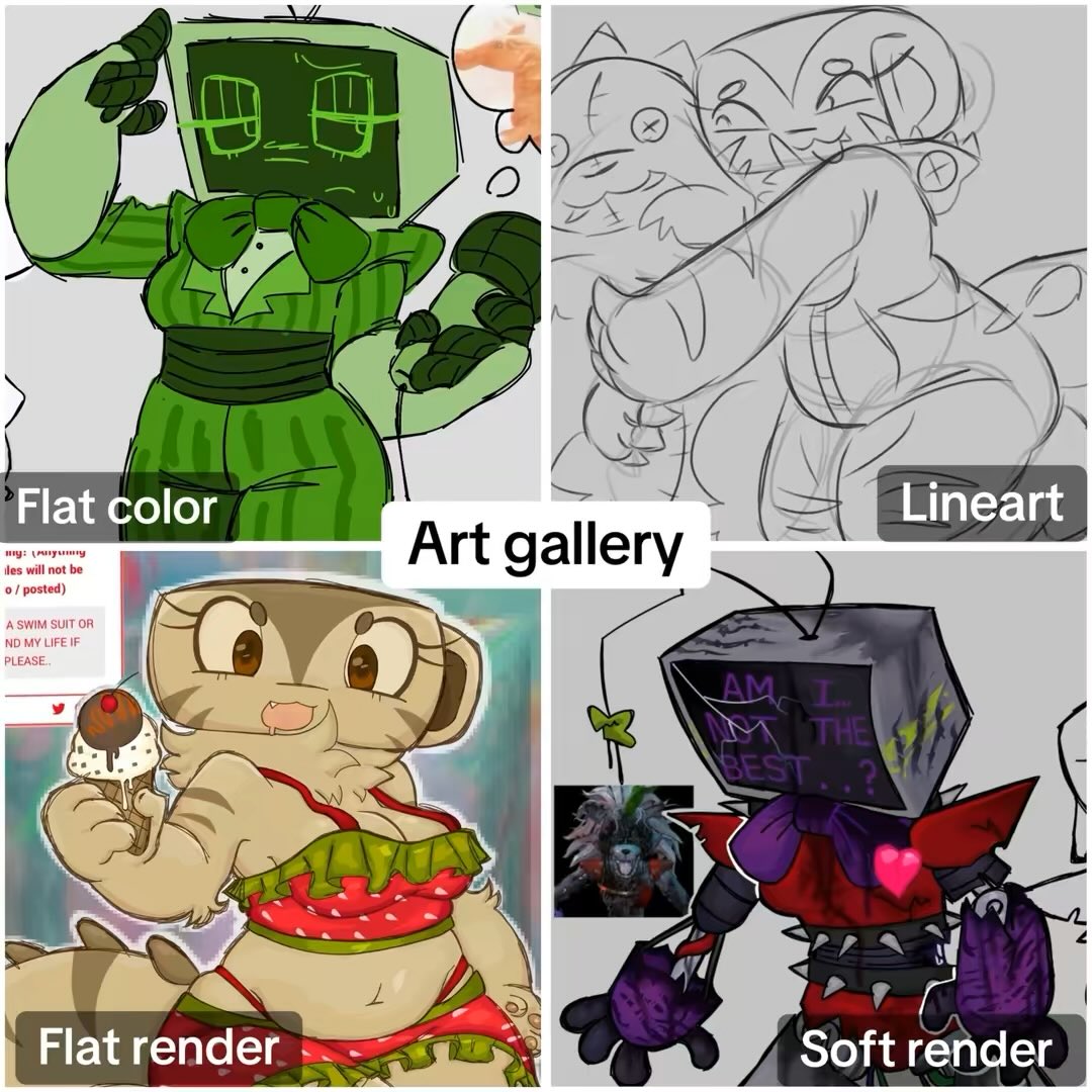 biscuitmak3r's tweet image. UPDATED COMMISSION INFO!!
I’m saving up money for a iPad, because currently all my art is made with nothing but a phone and a finger. So if you like my art style, consider commissioning me!
♡´・ᴗ・`♡
