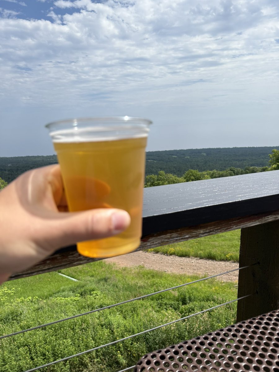 A Duck Duck Beer benefiting <a href="/DTAthletes/">DinkytownAthletes</a> for sale at the summit of Moose Mountain at <a href="/LutsenMountains/">Lutsen Mountains</a>! #DrinksForDarius #Gophers