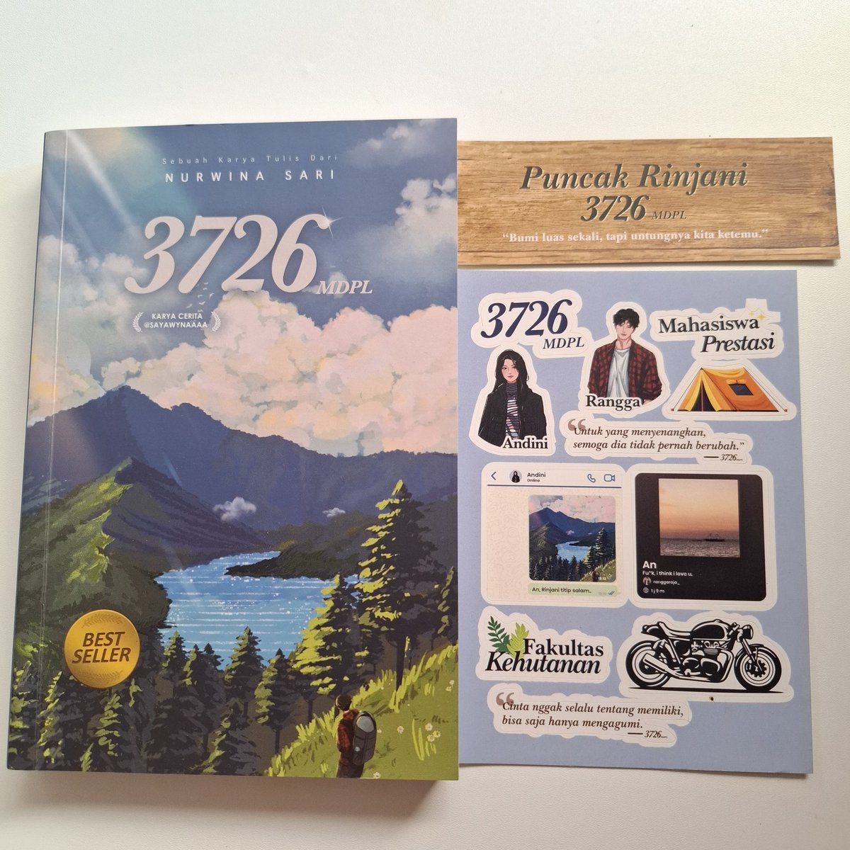 wrjtes's tweet photo. WTS PRELOVED NOVEL 3726 MDPL

• masih muluss cuma sekali baca
• free sticker &amp; bookmark
• bisa co 🍊 dm me for detail

harga dm aku yaaaa

#prelovednovel #zonauang #novel #preloved https://t.co/EM0aWU8gSJ