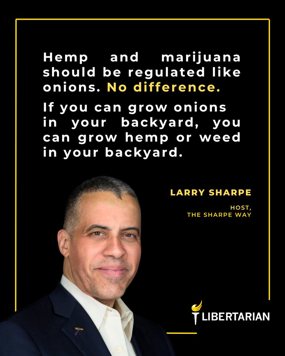 LPNational's tweet image. Do you agree with @LarrySharpe ? Should cannabis be regulated like onions?