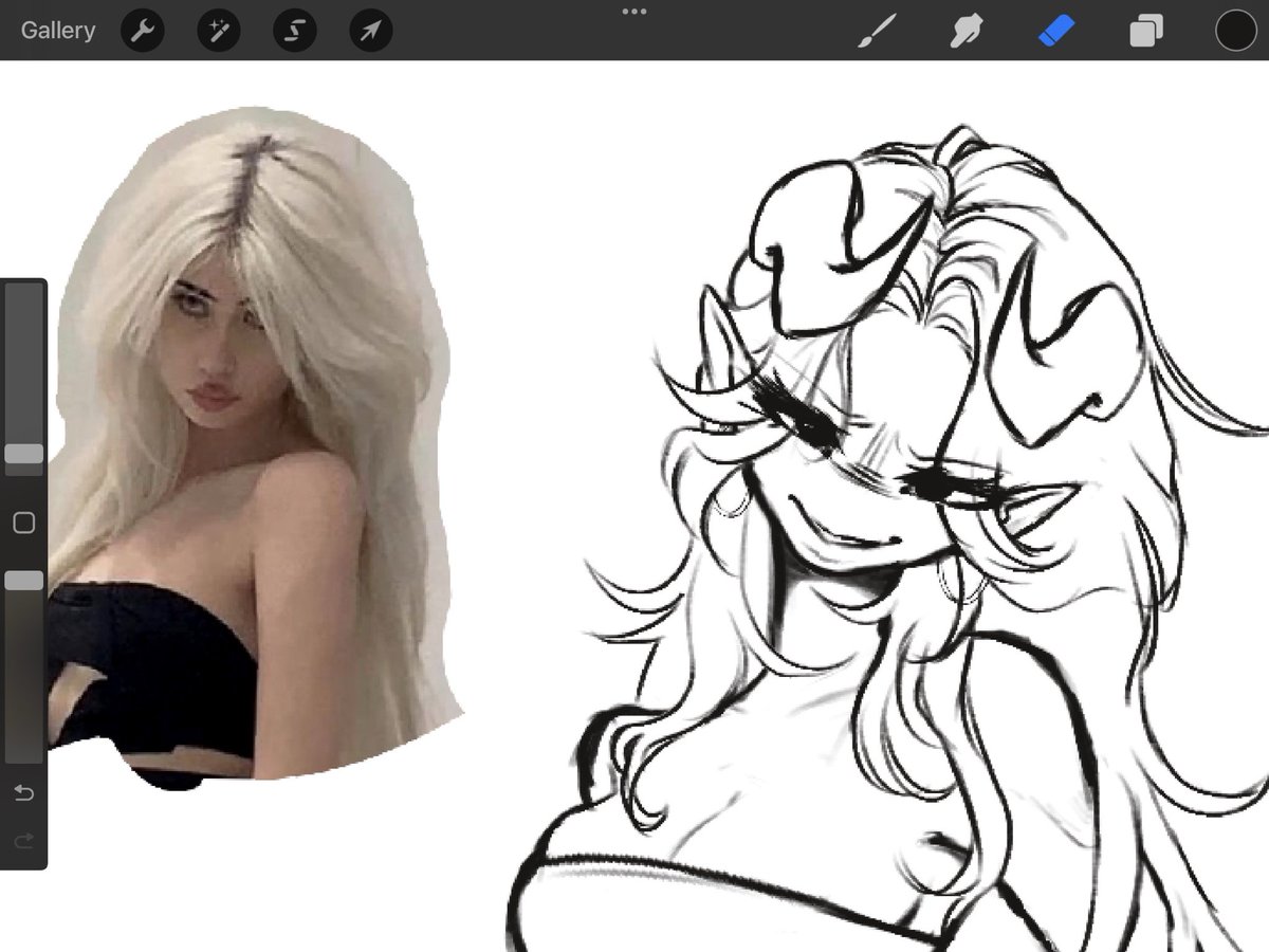 doekyuu_'s tweet image. We may be cooking
#WIP #art