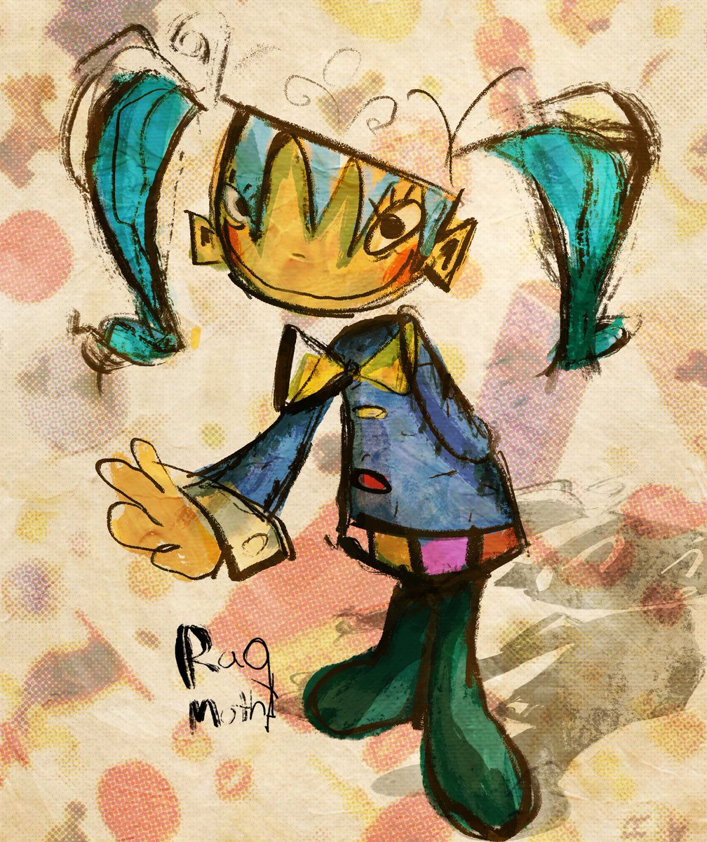 Ragmothy's tweet image. Static Miku request I got from
Instagram!
#staticmiku #flavorfoley_fa