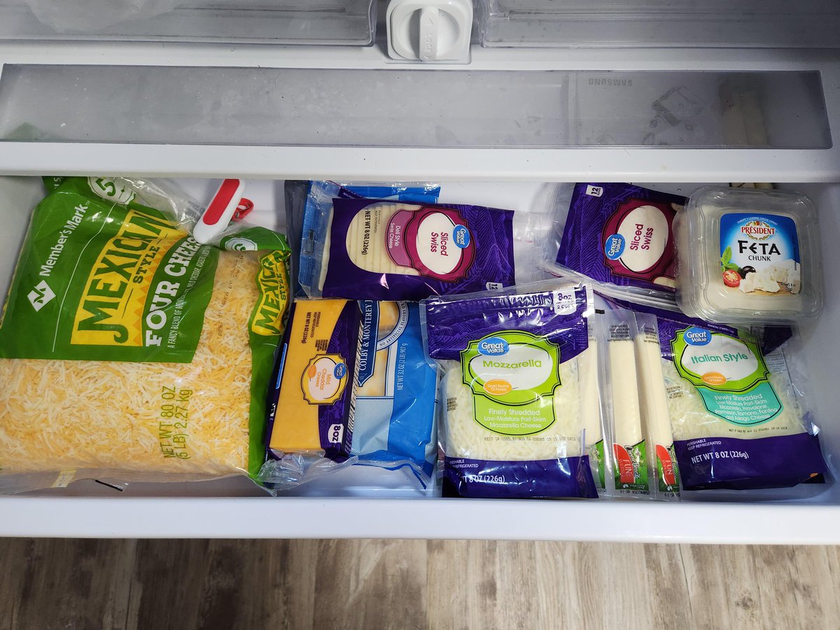 midwestern_ope's tweet image. Are you even a Midwesterner if you don’t have a dedicated cheese drawer in your fridge?