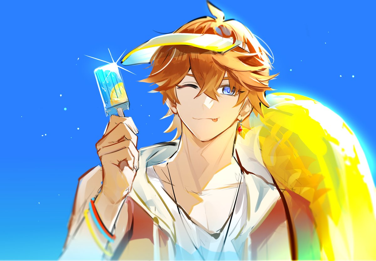 Elsayan4869's tweet image. #GenshinImpact #Tartaglia 
💙💙🏝️