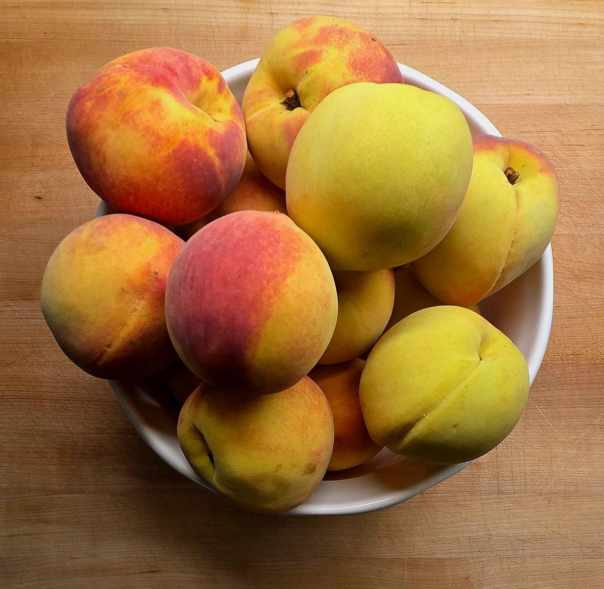 Father_LoCoco's tweet image. Gifted a bunch of fresh, Georgia peaches yesterday. Any suggestions on what to make?