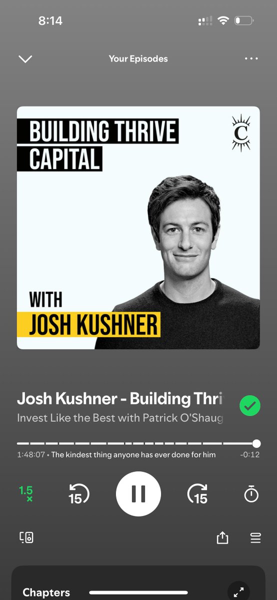 joshchung01's tweet image. It’s a @patrick_oshag classic for a reason. Absolutely loved this episode. So much value from an individual who rarely provides public alpha