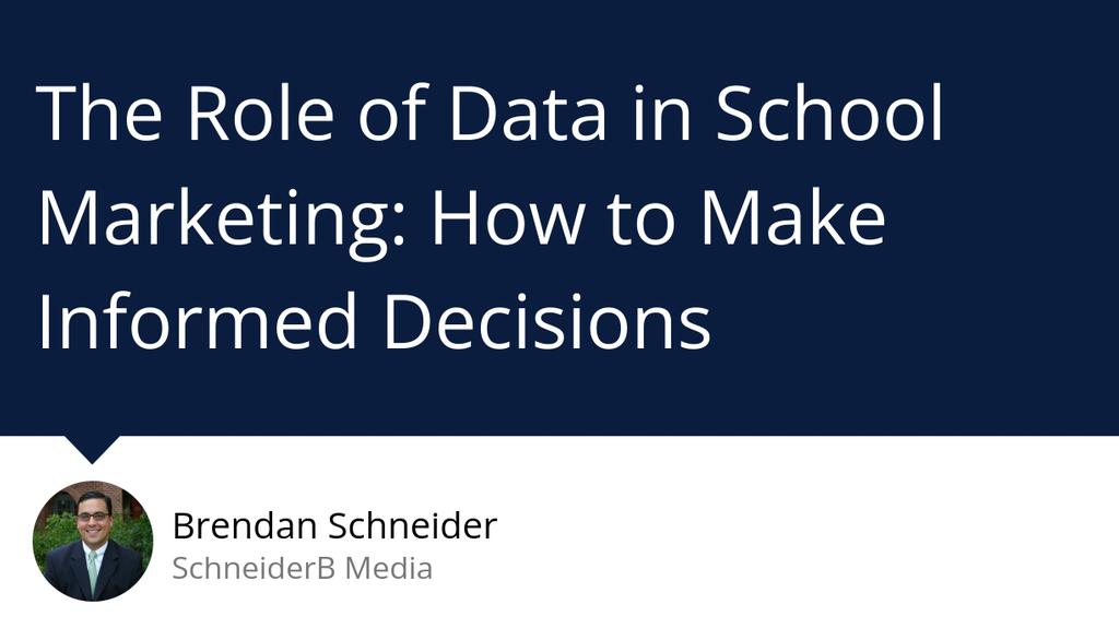 The future of school marketing is data-driven—ensure your school is ready to lead the way.

Read more 👉 lttr.ai/Agq2N

#Schneiderb #GoogleAnalytics #LongerOptional—ItSEssential