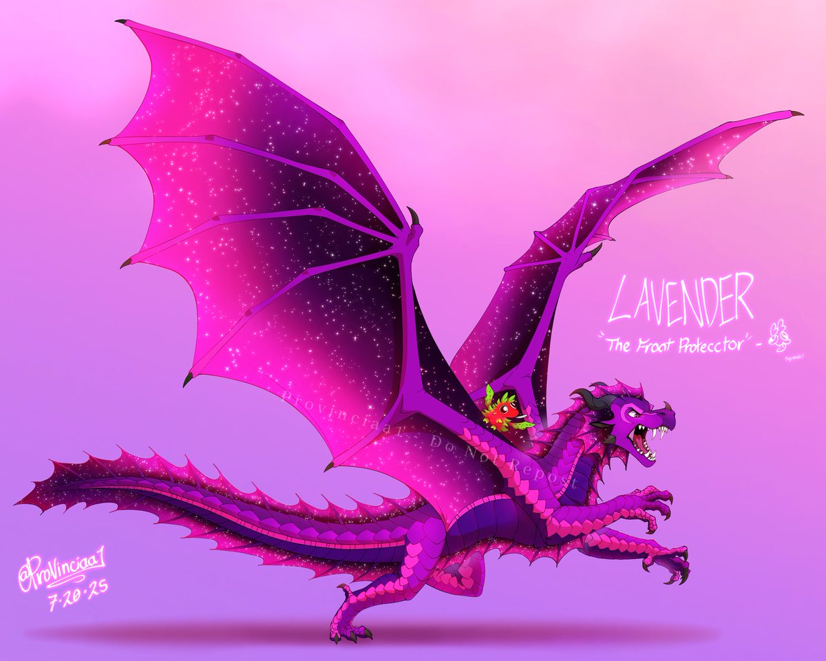 Lavender the froot protecctorr
#wingsoffire