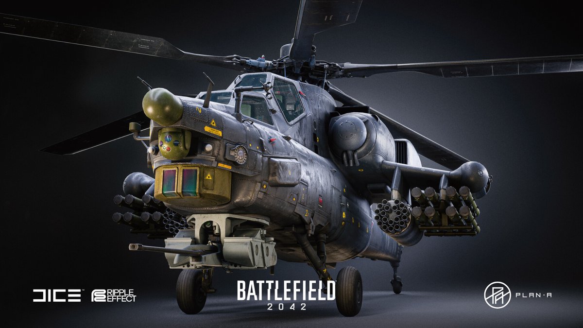 ToughSf's tweet image. The Mil-28 attack helicopter created for Battlefield 2042, in high quality.
#art by Grifforge.
artstation.com/artwork/bgzvzo