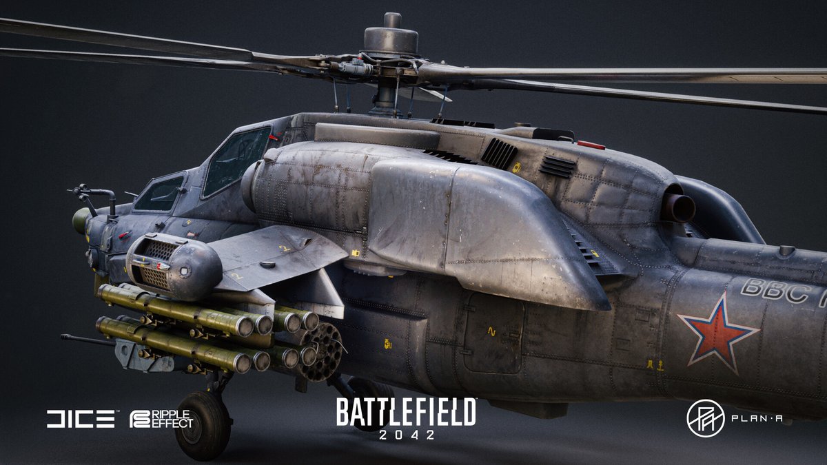 ToughSf's tweet image. The Mil-28 attack helicopter created for Battlefield 2042, in high quality.
#art by Grifforge.
artstation.com/artwork/bgzvzo
