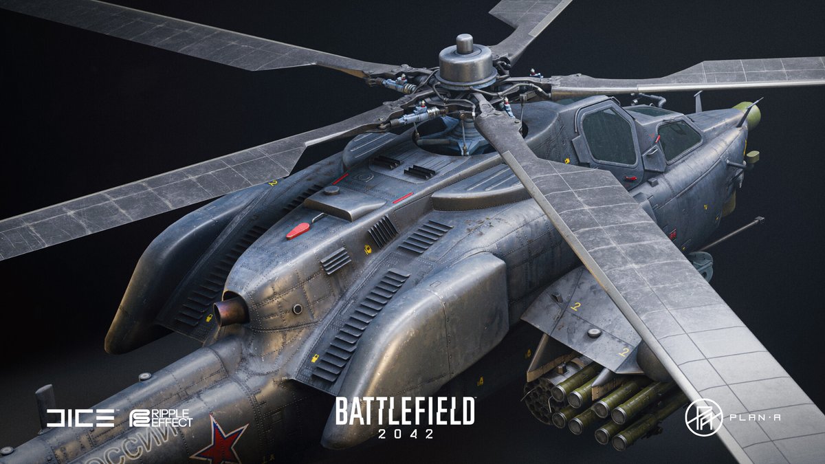 ToughSf's tweet image. The Mil-28 attack helicopter created for Battlefield 2042, in high quality.
#art by Grifforge.
artstation.com/artwork/bgzvzo