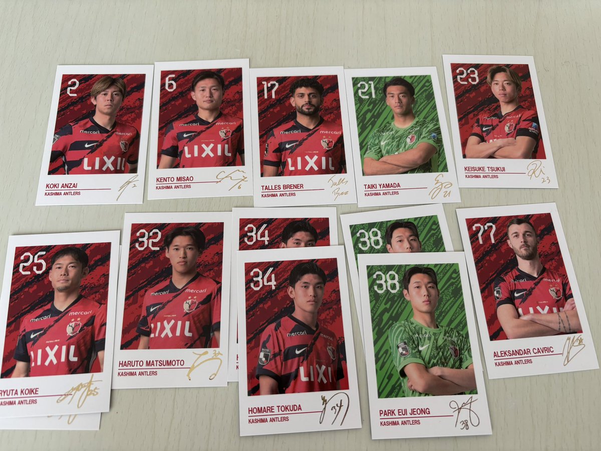鹿島アントラーズ グッズ交換 25インスタントフォトカード 【譲】写真